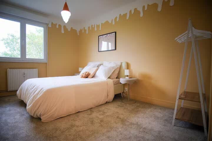 Chambre Crème Glacée — Le Bonbon, logement près du Mont Saint-Michel