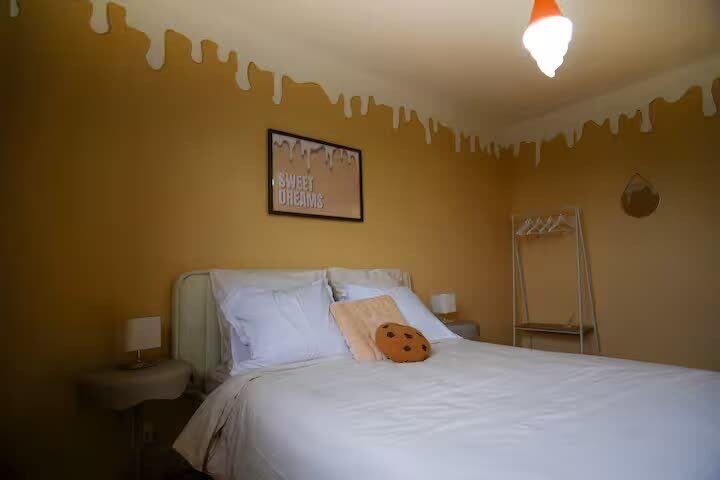 Chambre Crème Glacée — Le Bonbon, logement près du Mont Saint-Michel