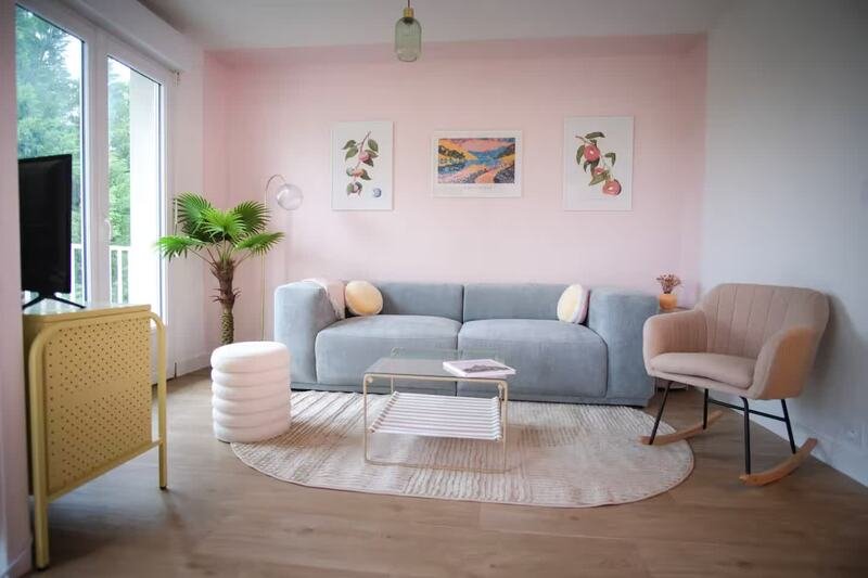 Salon — Le Bonbon, logement près du Mont Saint-Michel